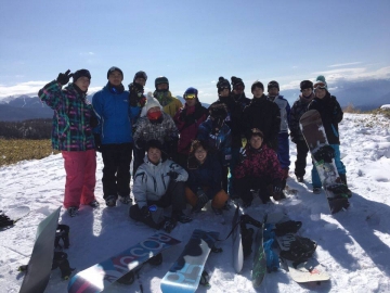 Skiing trip with the lab