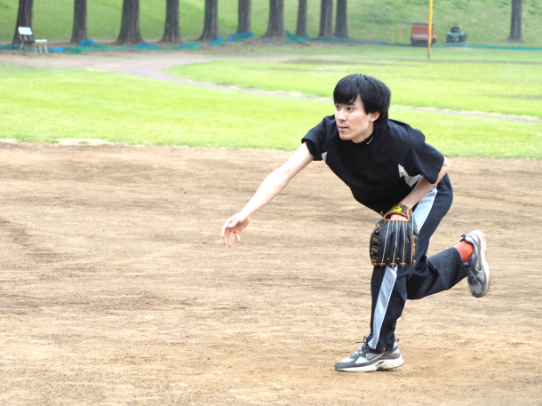 草鹿・福間研ピッチャー