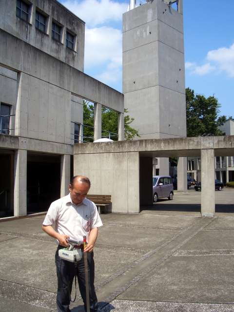 測定の様子