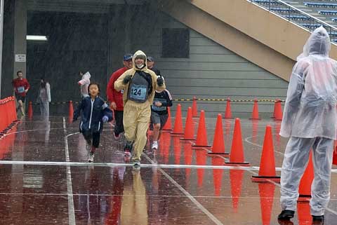親子が競う「大隈ラン」