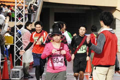 親子が競う「大隈ラン」