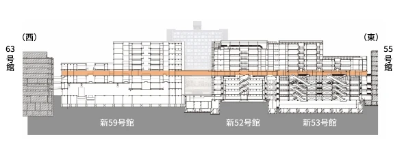東西断面図