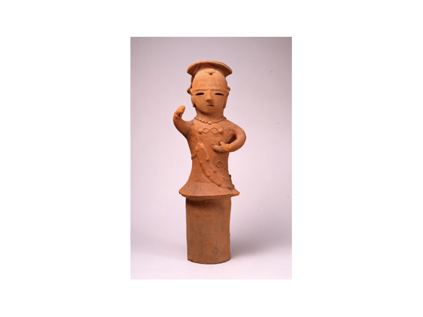 埴輪女子像 ポストカード 100 早稲田大学 會津八一記念博物館