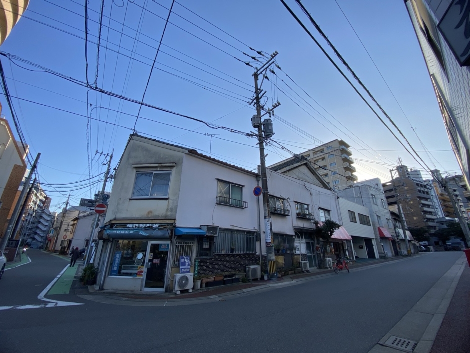 中野正剛生誕地全景。