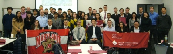 メリーランド大学スミス経営大学院のMBA生が本学を来訪しました