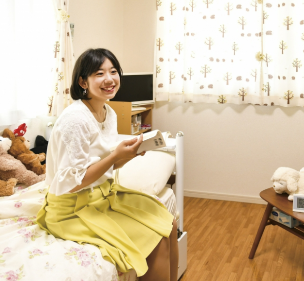 寮生活と一人暮らしの両方を経験。協調性や自立心が出てきたことを実感しています