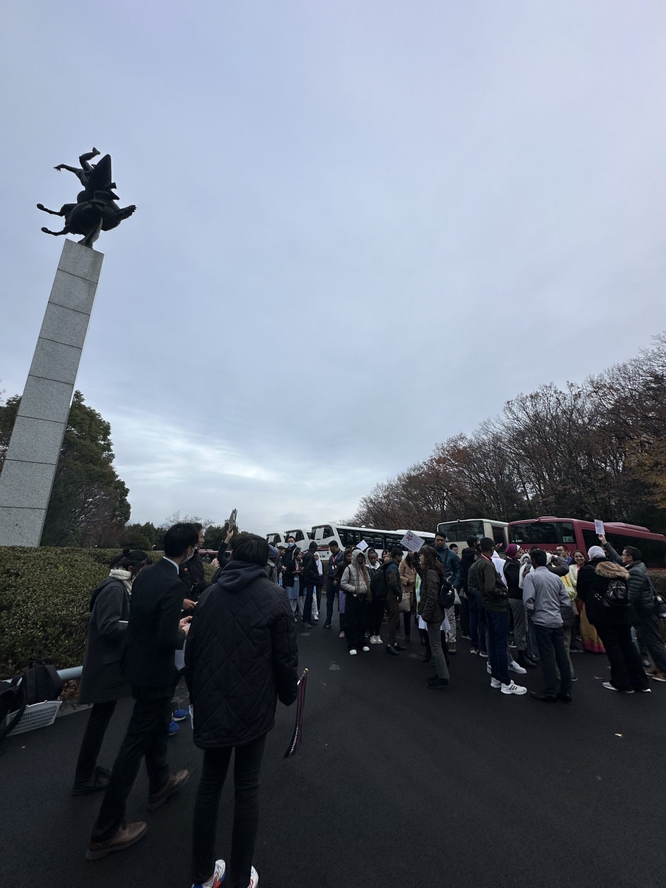 JSTさくらサイエンスプログラムの一環で，世界各国（インド，エジプト，ケニア，南アフリカ，中国）から高校生・引率合わせて84名が所沢キャンパスを訪問しました