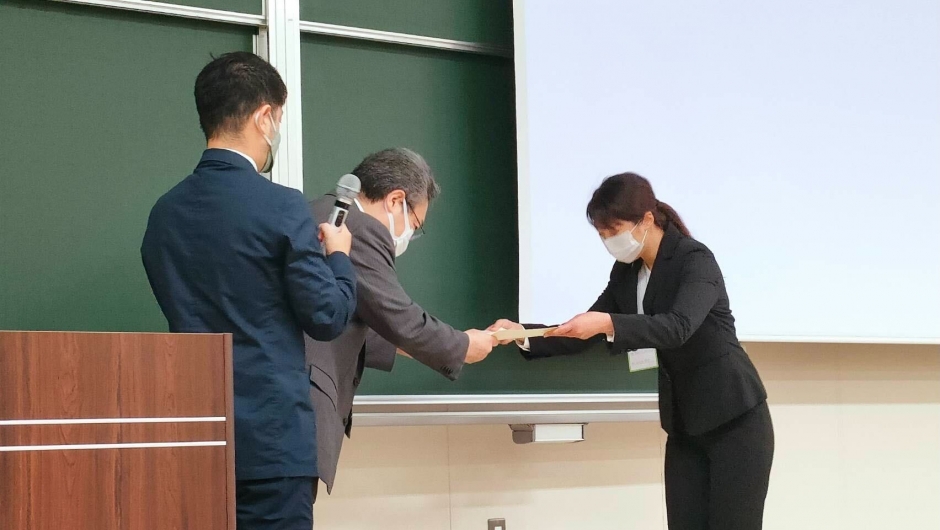 人間科学研究科博士後期課程３年 田野邉果穂さんが日本ストレスマネジメント学会 第６回優秀論文賞（山中寛賞）を受賞