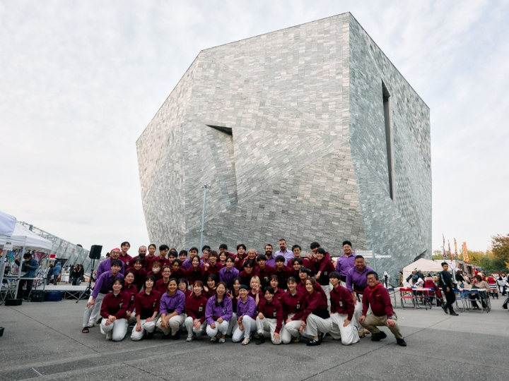 第４回武蔵野回廊文化祭で「人間の塔」（Castells）を建てました