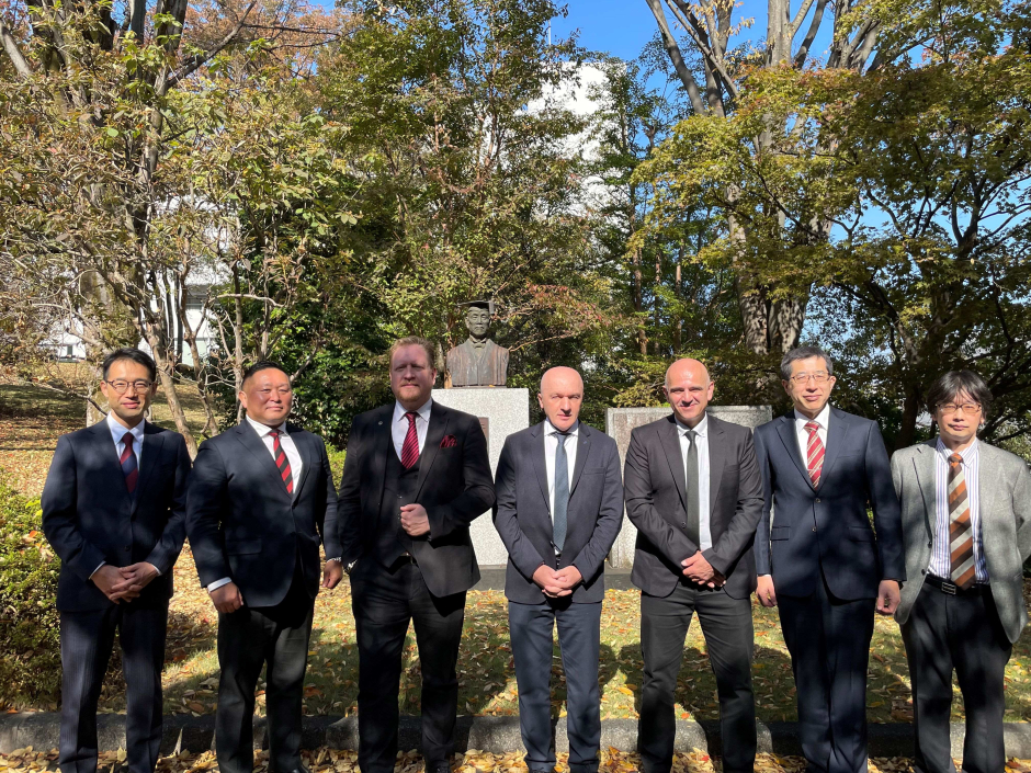 クタイシ国際大学　所沢キャンパス来訪