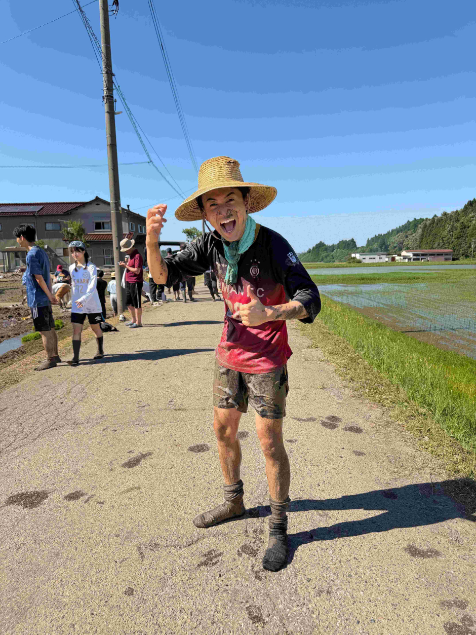 保護中: 富山市船峅地区で農村合宿を実施　田植えや地域交流を通じて農村社会を学ぶ