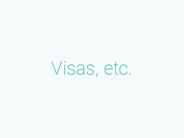 在留資格/ VISAについて