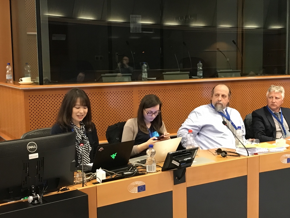 人間にとって幸せなAI/ロボット社会とは　文学学術院・高橋利枝教授、欧州議会主催の国際会議で講演