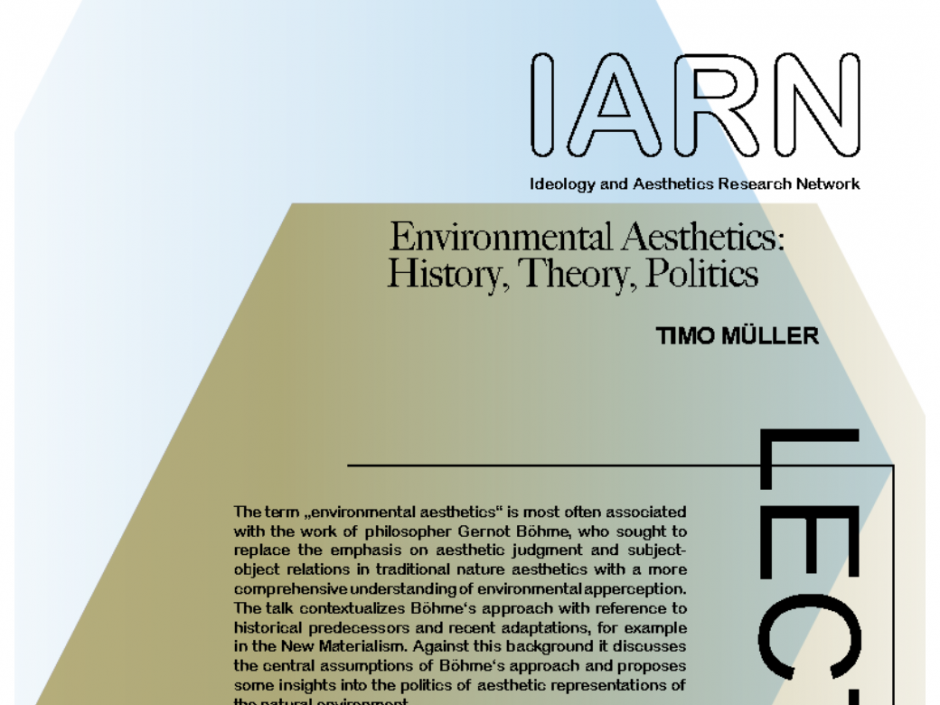 Event Report: WIAS Seminar Series “Humanities in the Anthropocene” Vol. 9 Open Lecture – “Environmental Aesthetics: History, Theory, Politics”