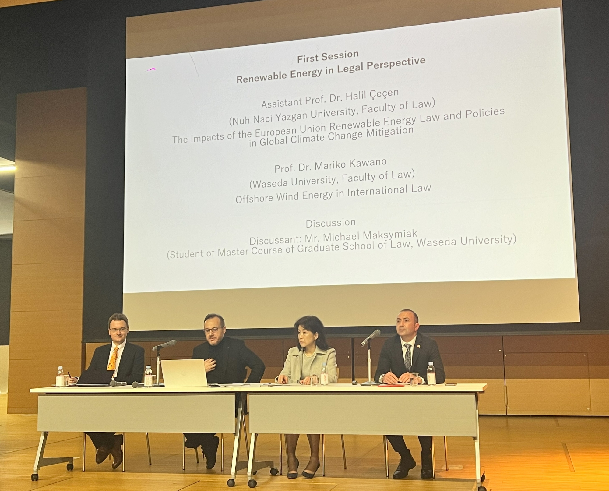 【開催報告】早稲田大学・イスタンブル大学共同国際シンポジウム「再生可能エネルギー産業と投資の法律問題に関する日・トルコ比較研究：トルコ共和国建国100周年を祝賀して」が開催されました