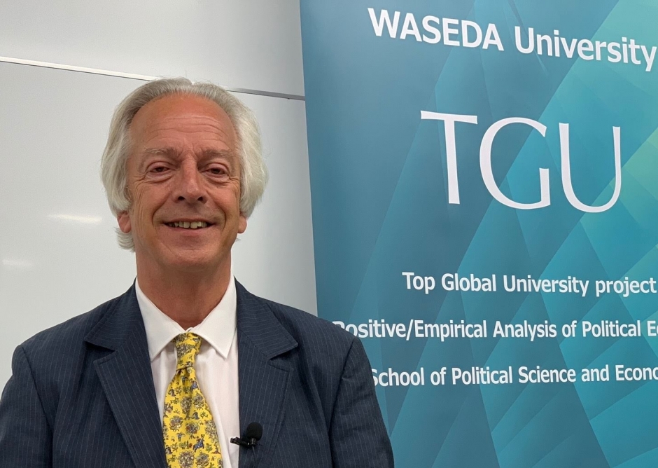 Prof. Van der Eijk(Nottingham Univ.) gave a keynote speech “Sources of Euro-Scepticism: Domestic Politics, European Integration and Globalisation”