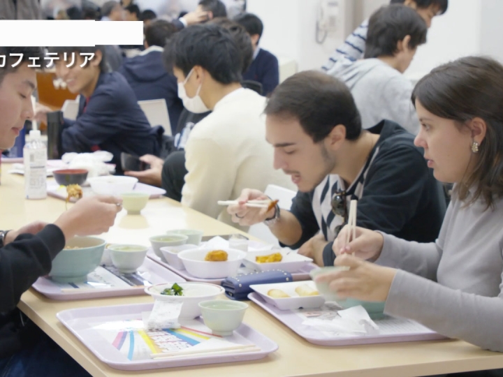 1minute動画 理工カフェテリア