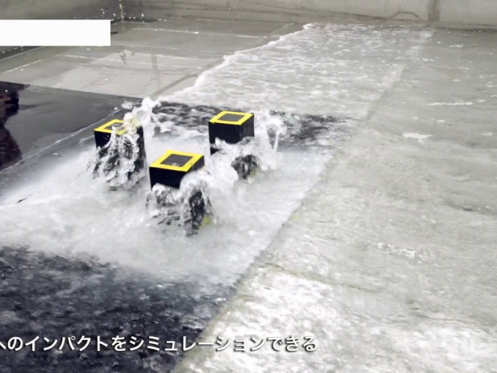 1minute動画 津波実験装置