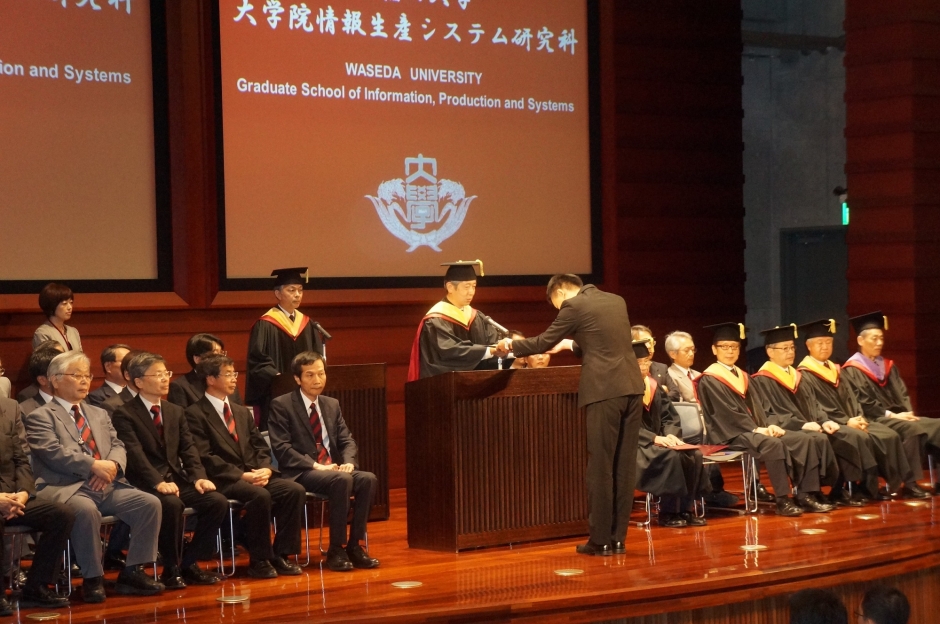 2015年9月度学位授与式および入学式