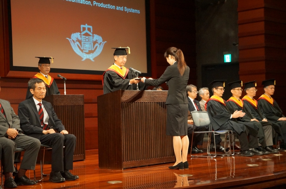 2017年9月度学位授与式・入学式