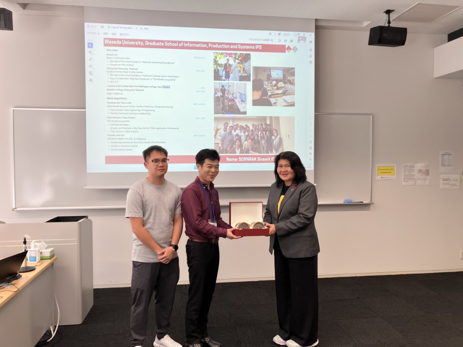 タイより、Assumption Collegeの高校生がIPSを訪問されました（2025年10月9日）