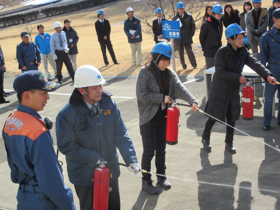 自衛消防訓練　2016年2月5日(金)