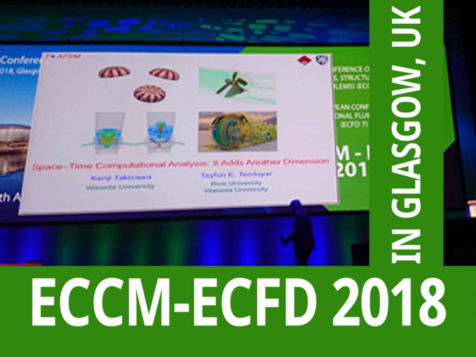 Professor Takizawa and Professor Tezduyar at ECCM-ECFD 2018