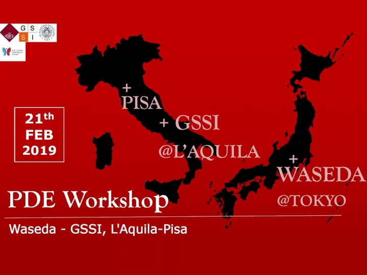 PDE Workshop Waseda – GSSI, L’Aquila-Pisa