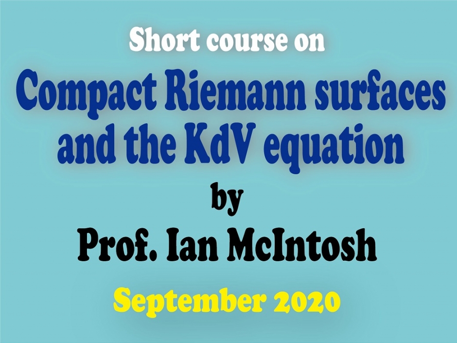 Short course on Compact Riemann surfaces and the KdV equation