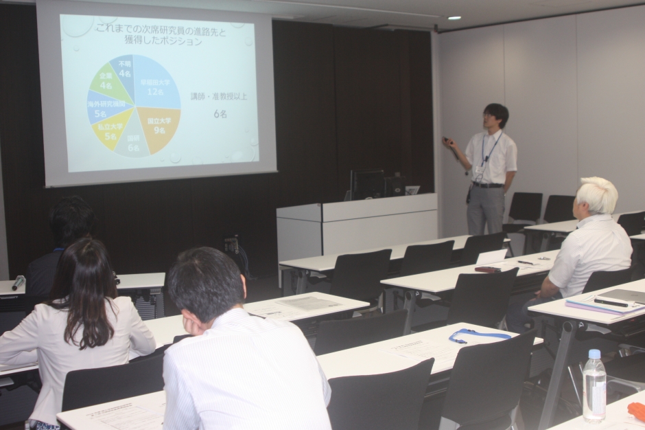 2018年度　第1回　理工総研が募集する次席研究員　成果報告会が開催されました