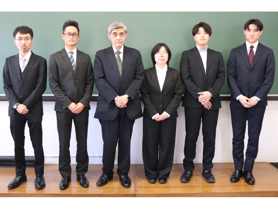 2025年度 材研研究奨励生 採用通知授与式が開催されました