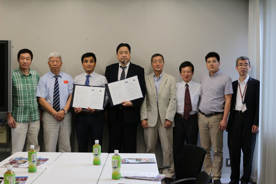 安徽師範大学体育部と学術交流協定を締結