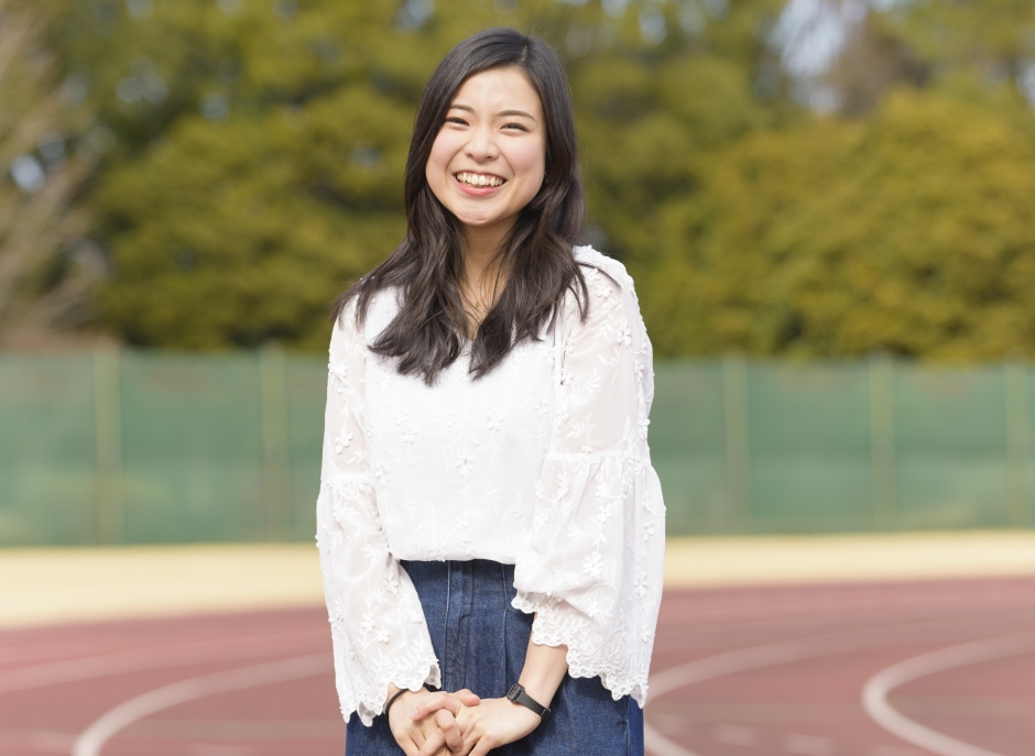 選手をささえるトレーナーになるために必要な知識と経験を積む　井桁　緑　（トレーナーコース）