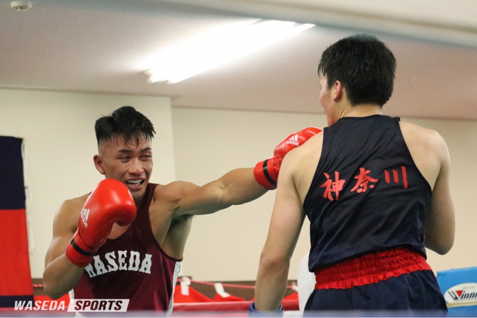 ボクシング早慶戦 意地を見せるも慶大に敗北 6連覇を許す – 早稲田大学