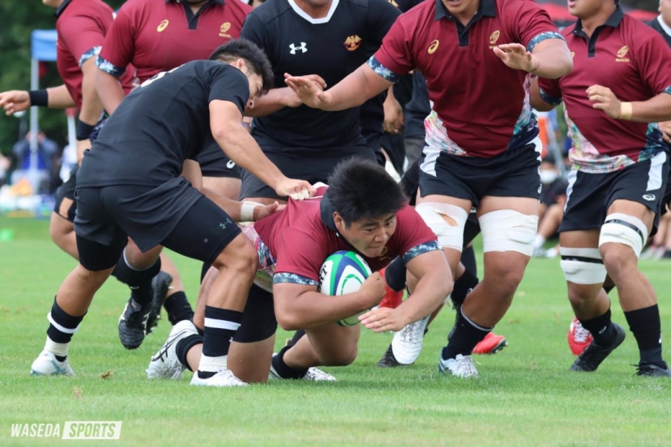 早稲田大学　蹴球部　ウィンドブレーカー アシックス 早稲田大学 ウィンドブレーカー上下 M - メルカリ