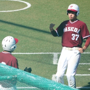 早稲田大学　ソフトボール部　Vジャン 【早い者勝ち！】 早稲田大学 ソフトボール部 Vジャン 【早い者勝ち！】 男子