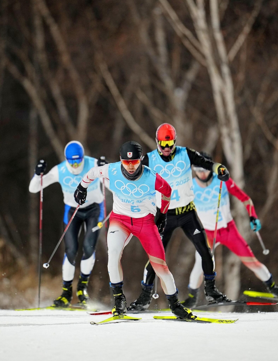 渡部は北京五輪のノルディック複合で団体に加えて個人のラージヒルでも銅メダルを獲得