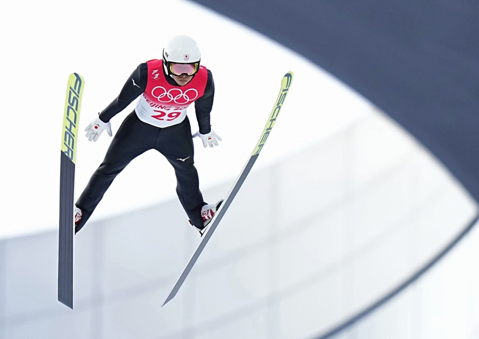 北京五輪の個人ノーマルヒルで30位に終わるも、ジャンプでは５位とメダル圏内に