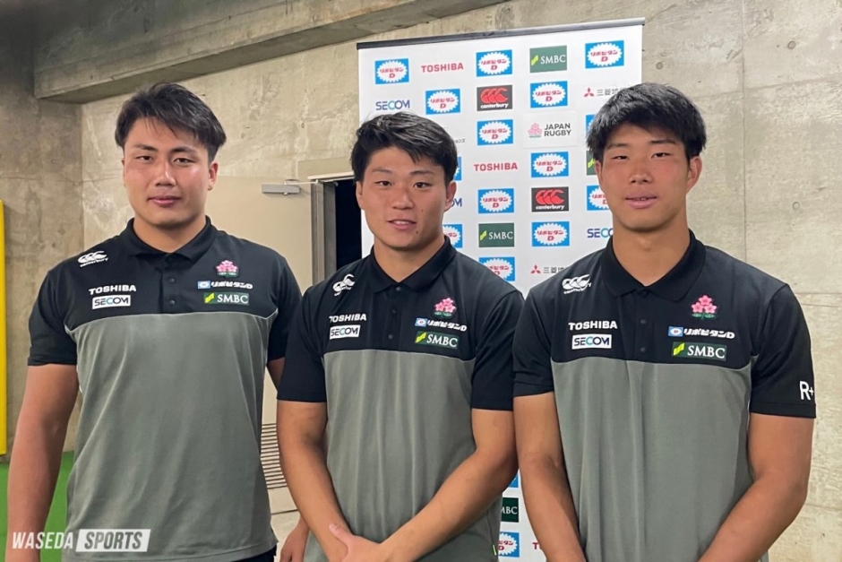 ラグビー部 野中、栗田、矢崎らU20日本代表がNZ学生代表に勝利