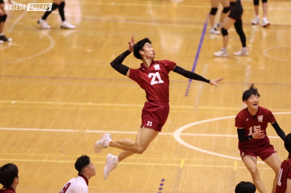 男子バレー部 秋季リーグ優勝が決定！ 完全優勝に王手をかける