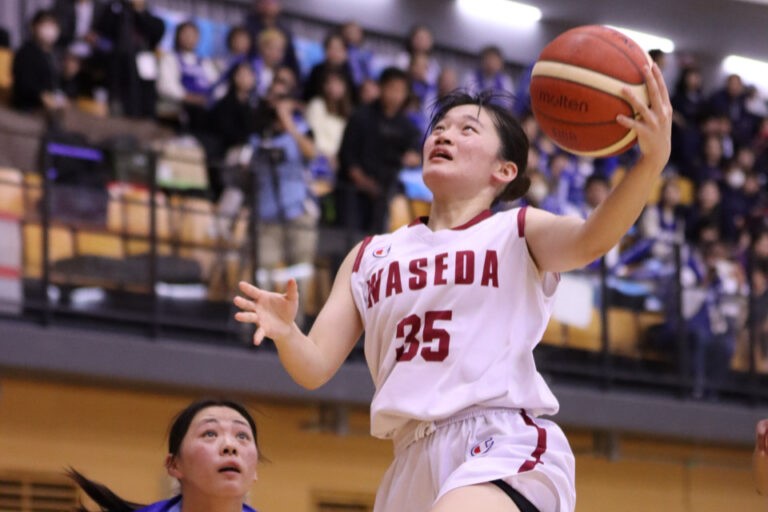 バスケ部女子 見せた地力 大体大に辛勝しインカレ準々決勝に駒を進める