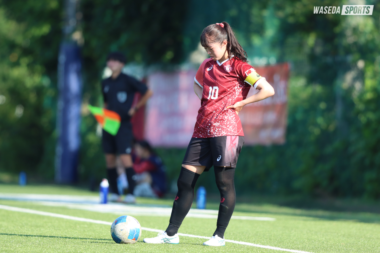 早稲田大学　ア式蹴球部　トレーニングウェア上下 ア式蹴球部女子 筑波大相手にクリーンシート ホームで後期初勝利