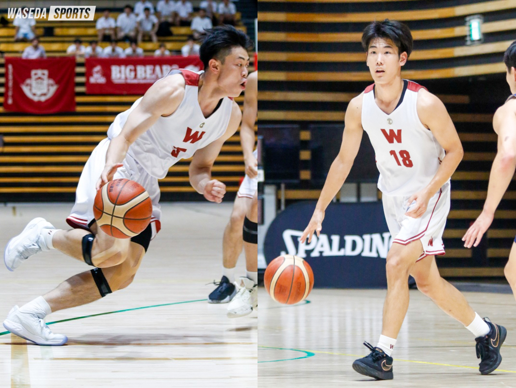 バスケットボール部男子 岩屋頼＆堀陽稀 早大旋風を巻き起こすダブル