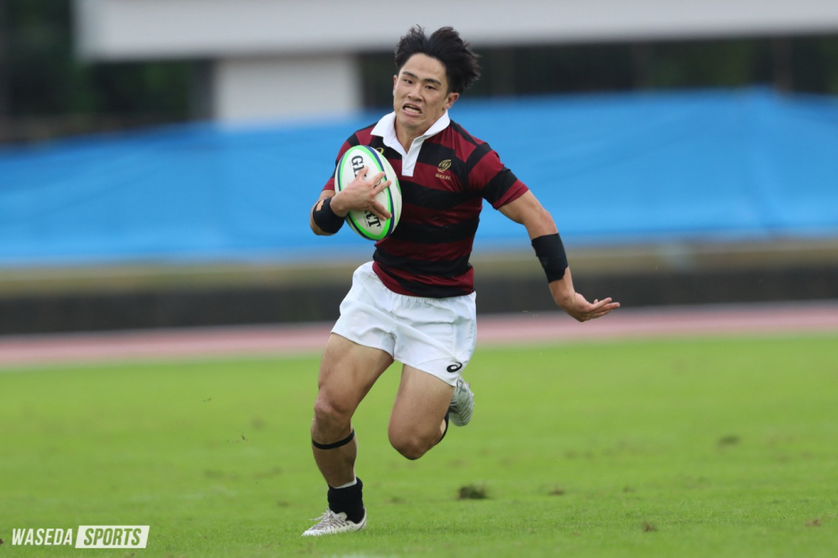ラグビー蹴球部 関東大学対抗戦（対抗戦）・青学大戦 連携を魅せ早大が