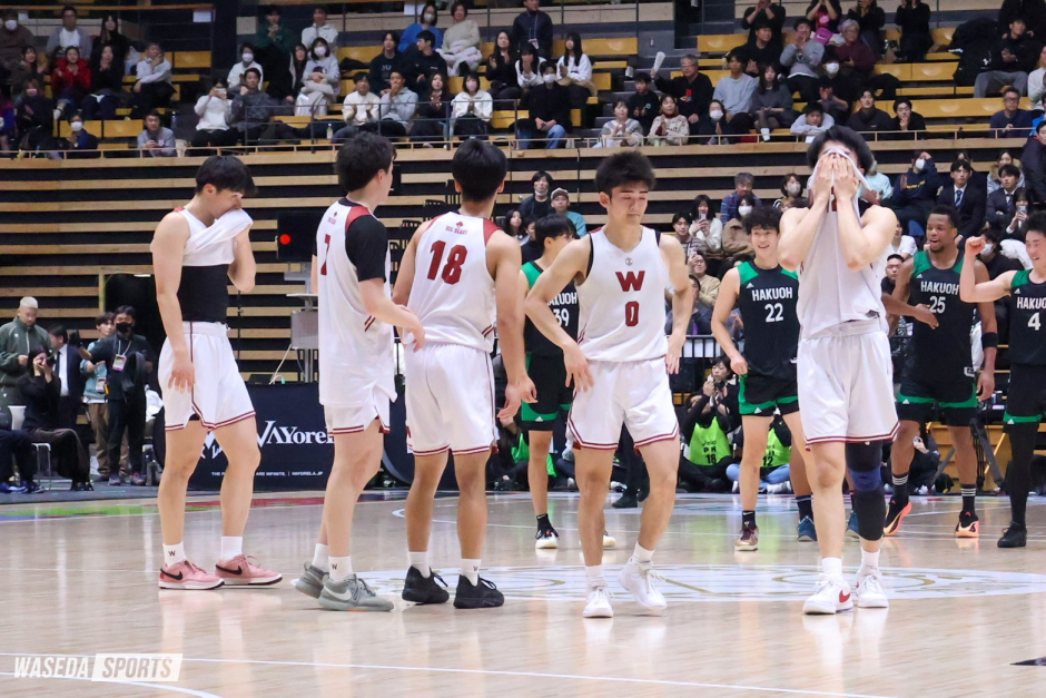 バスケ部男子 ルーキー松本36得点の奮闘届かず準優勝 57年ぶり日本一