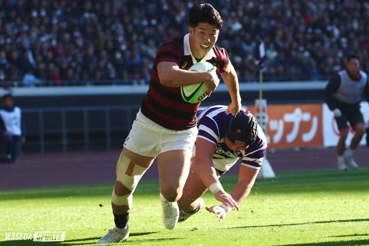 ラグビー蹴球部 101回目の早明戦で惜敗 5勝2敗で対抗戦を終え、3位