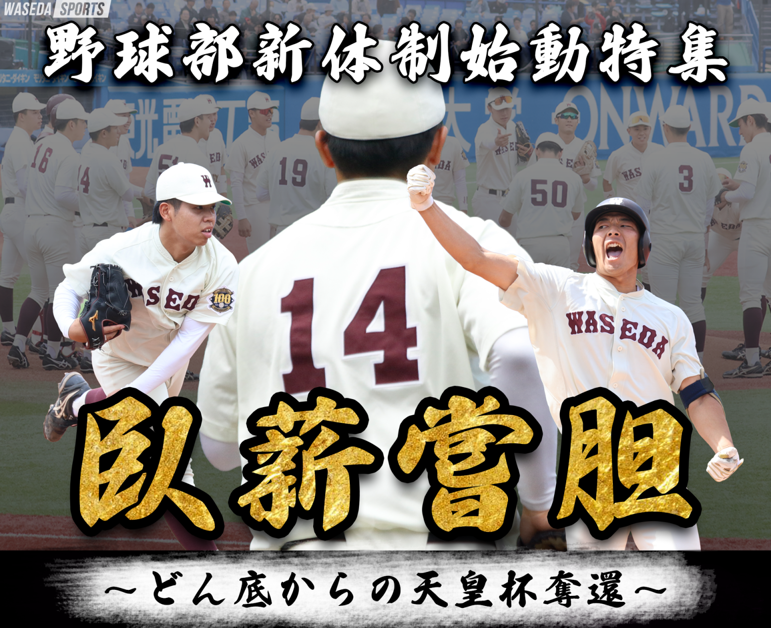【連載】 野球部 新体制始動特集『臥薪嘗胆』 – 早稲田大学 競技スポーツセンター