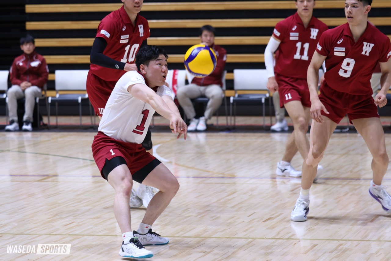 バレー部男子 流れを掴めず筑波大に惜敗 今季初の黒星をつける