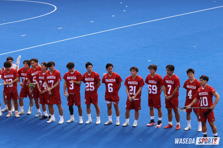 早大男子ラクロス、法大に敗れ課題残す