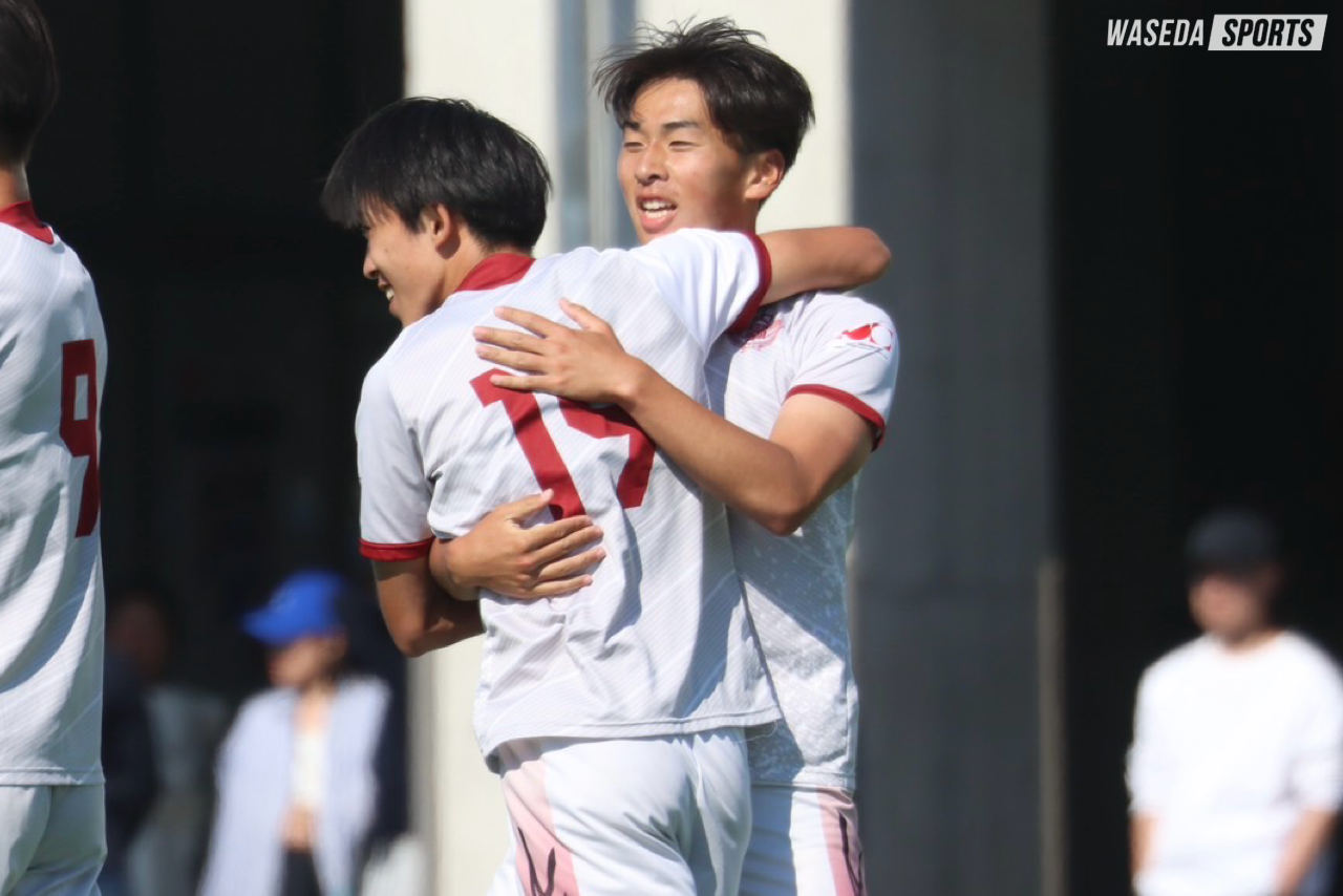 ア式蹴球部男子 駒大相手に3発快勝 今季初のクリーンシートも達成